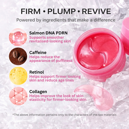 Medicube PDRN Pink Caffeine Collagen Eye Patch